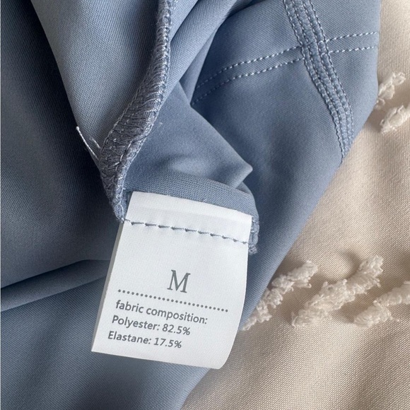 Tops - Blue Polyester Blend Top